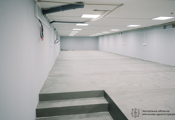 У Запорізькому коледжі завершують облаштування укриття (фото, відео)