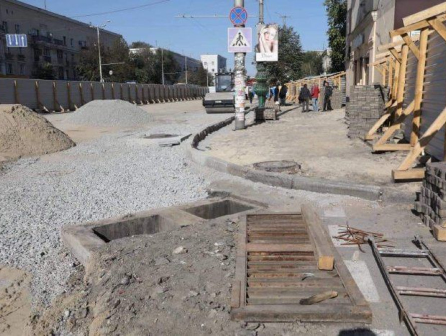 В Запорожье через две недели закончат ремонт на проспекте Металлургов