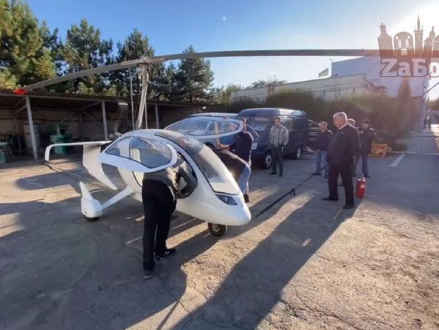 В Запорожье начались испытания первого украинского летающего автожира