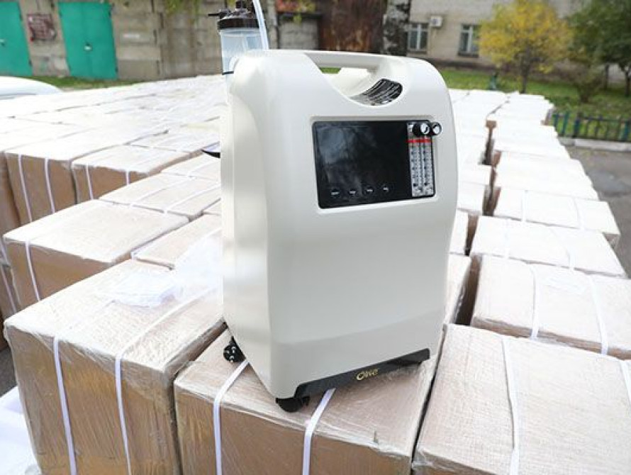 В Запорожье поступили кислородные концентраторы на сумму около 8 миллионов гривен