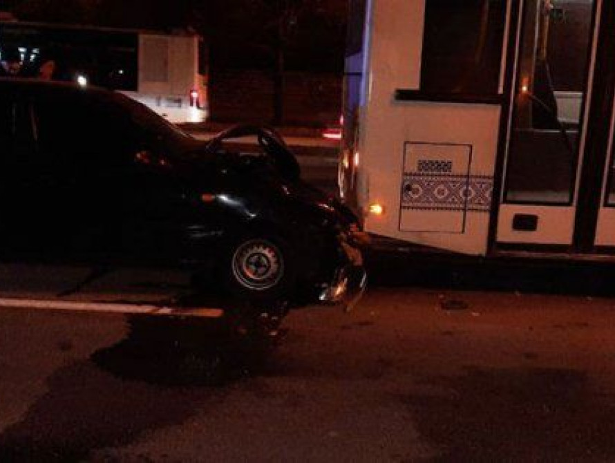 В Запорожье произошло ДТП с участием городского автобуса