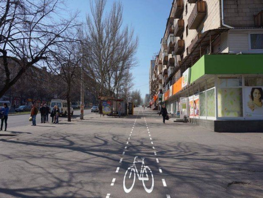В Запорожье с Набережной на Южный обустроят велодорожки