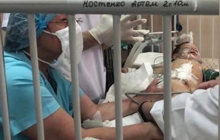 В Запорожье просят о помощь для ребенка, который пострадал в результате обстрела войсками РФ автоколонны