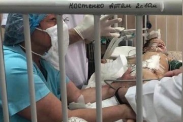 В Запорожье просят о помощь для ребенка, который пострадал в результате обстрела войсками РФ автоколонны