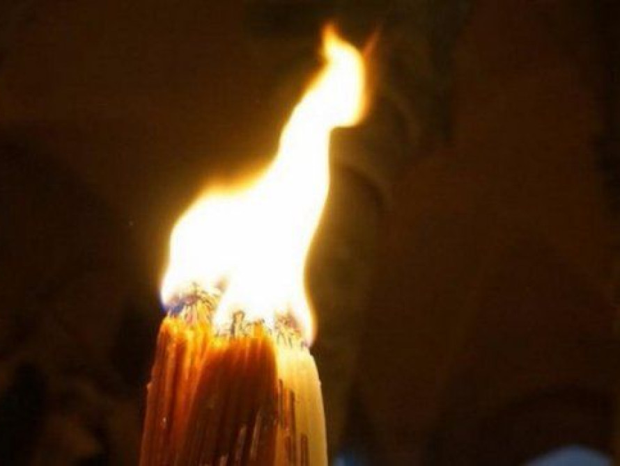 В Запорожье зажгли "Огонь памяти" (фото)