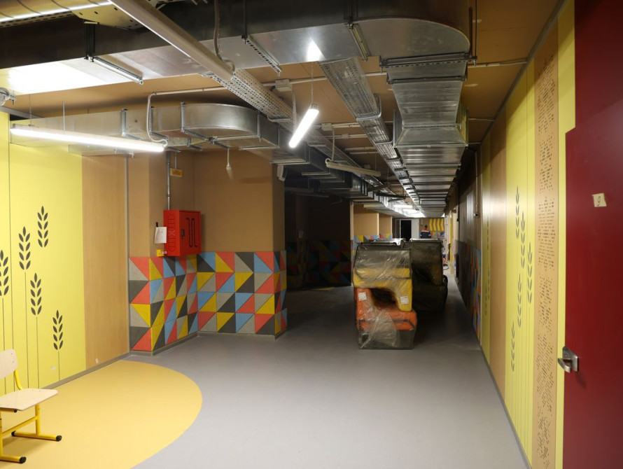 Перша підземна школа у Хортицькому районі