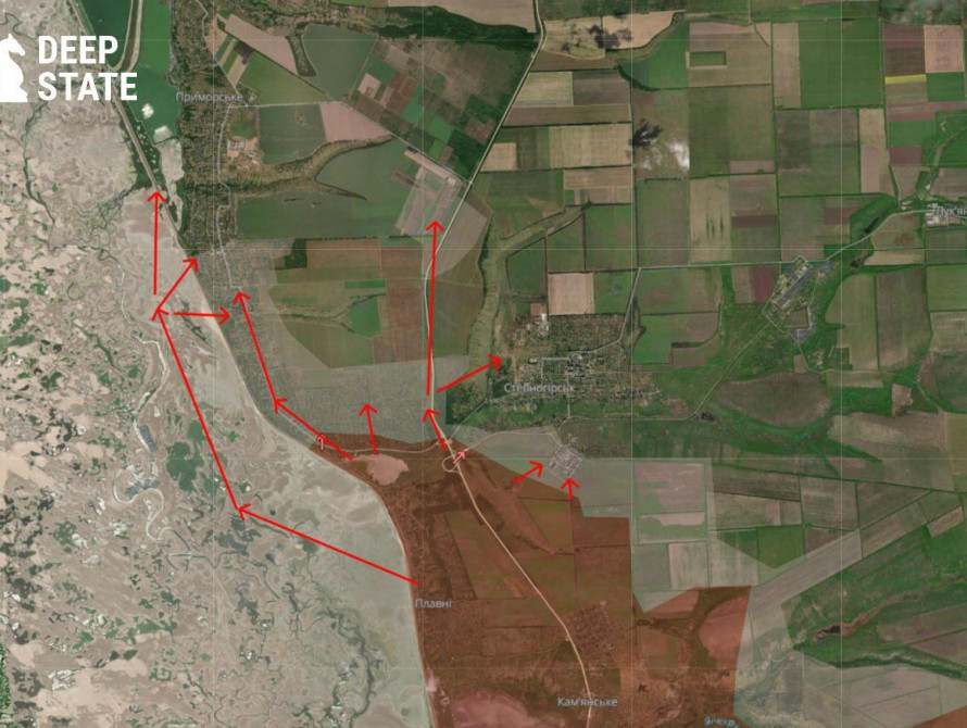 Оперативна ситуація поблизу Степногірська
