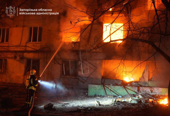 Масована нічна атака по Запоріжжю: 19 поранених, понад 50 будинків пошкоджено (фото, відео)