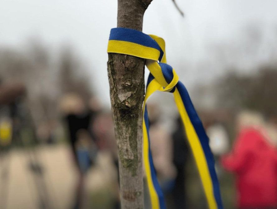 У Запоріжжі висадили понад 50 дерев у парку Героїв Нацгвардії