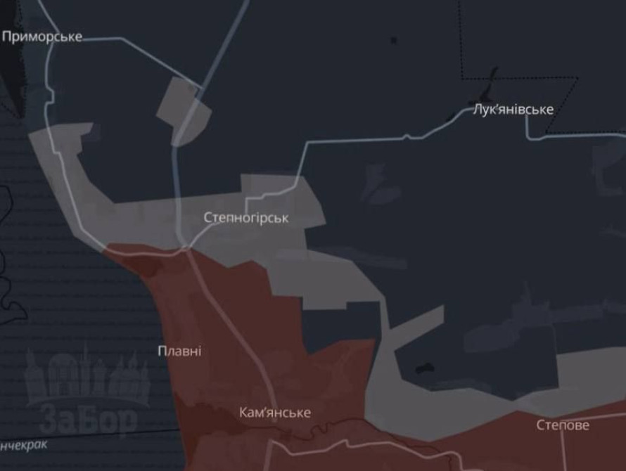 Оперативна ситуація на Оріхівському напрямку