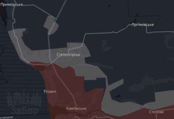 40% просувань росіян за листопад – на Запорізькому напрямку