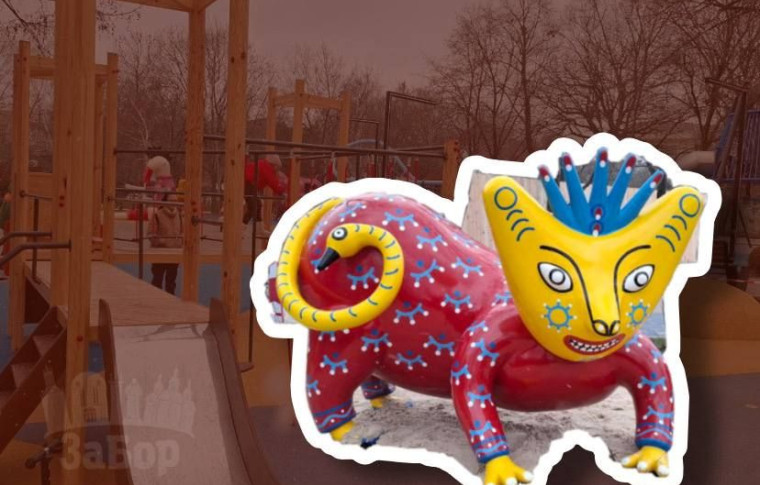 У Запоріжжі відкривають найбільший оновлений дитячий майданчик з інтерактивними статуями (фото, відео)