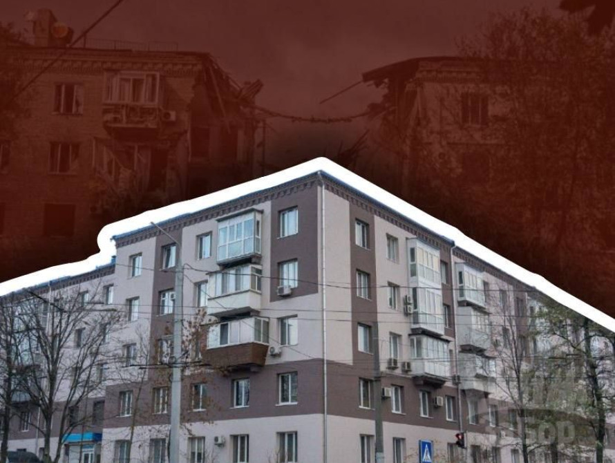 У центрі Запоріжжя завершили відбудову будинку