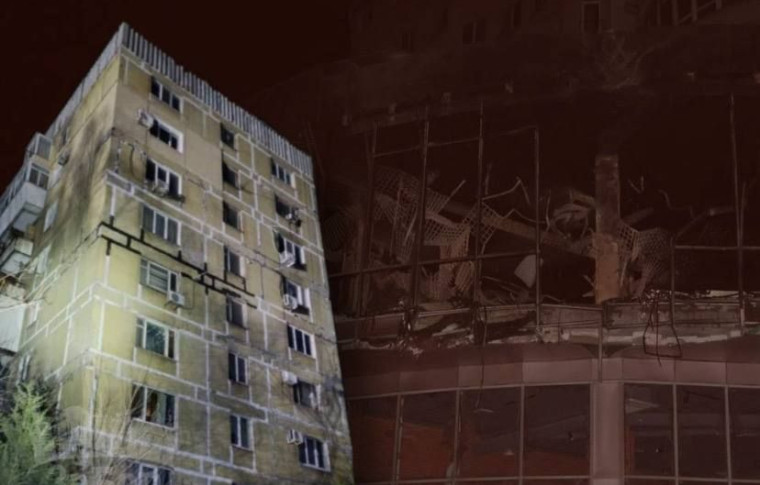 Росіяни влаштували одну з наймасованіших атак по Запоріжжю дронами – ОВА (фото, відео)