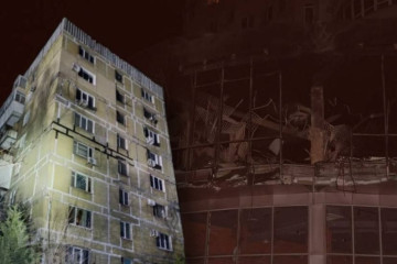 Росіяни влаштували одну з наймасованіших атак по Запоріжжю дронами – ОВА (фото, відео)