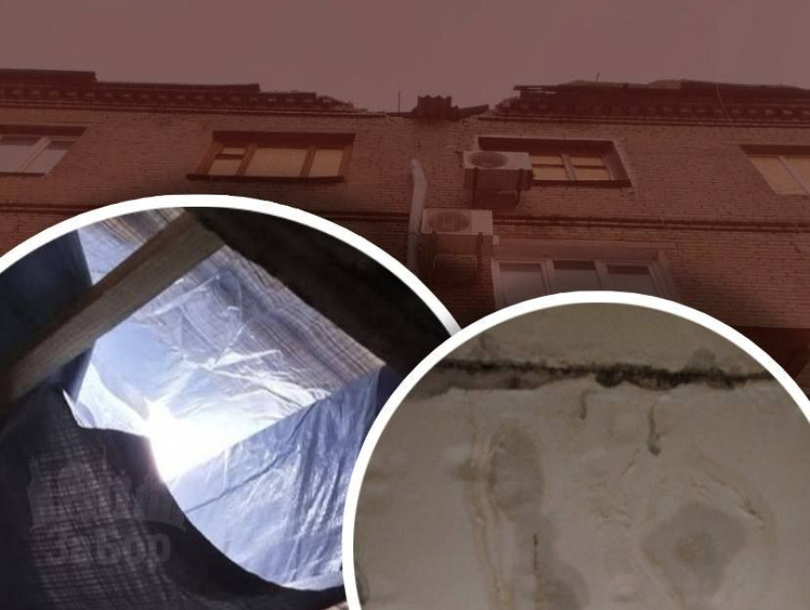 Наслідки неякісного тимчасового ремонту в запорізькому будинку