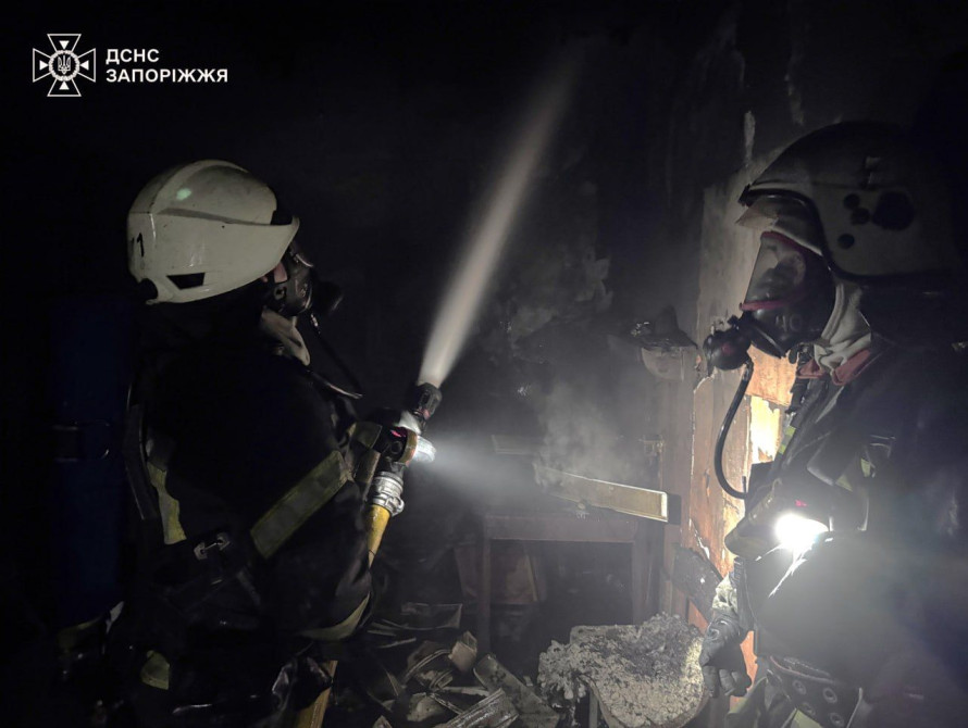 Через пожежу у Запоріжжі загинув чоловік