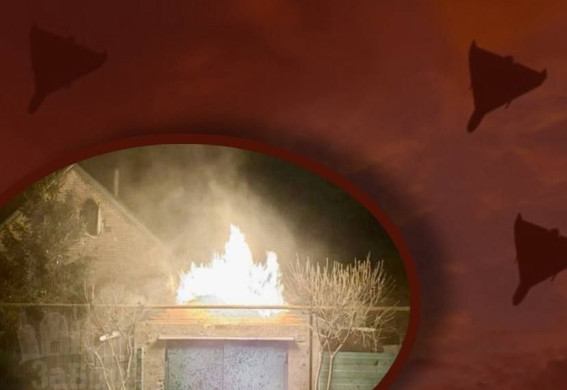 Продовжуються постійні атаки БпЛА по Запоріжжю: через приліт виникла пожежа (фото)