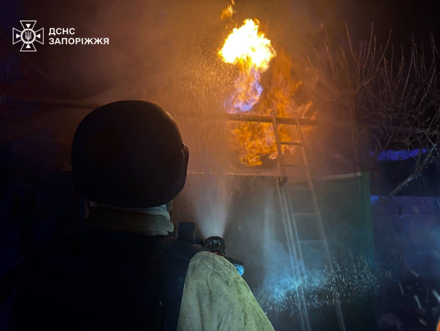 Ліквідація наслідків ворожої атаки у Запоріжжі