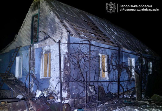 Нічний удар по Запоріжжю: знову пошкоджено житлові будинки (фото, відео)