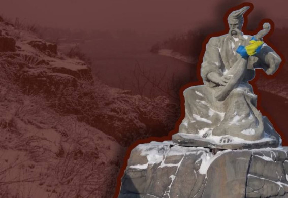 На Хортиці у Запоріжжі з'явилася нова скульптура від автора іншого відомого пам'ятника (фото, відео)