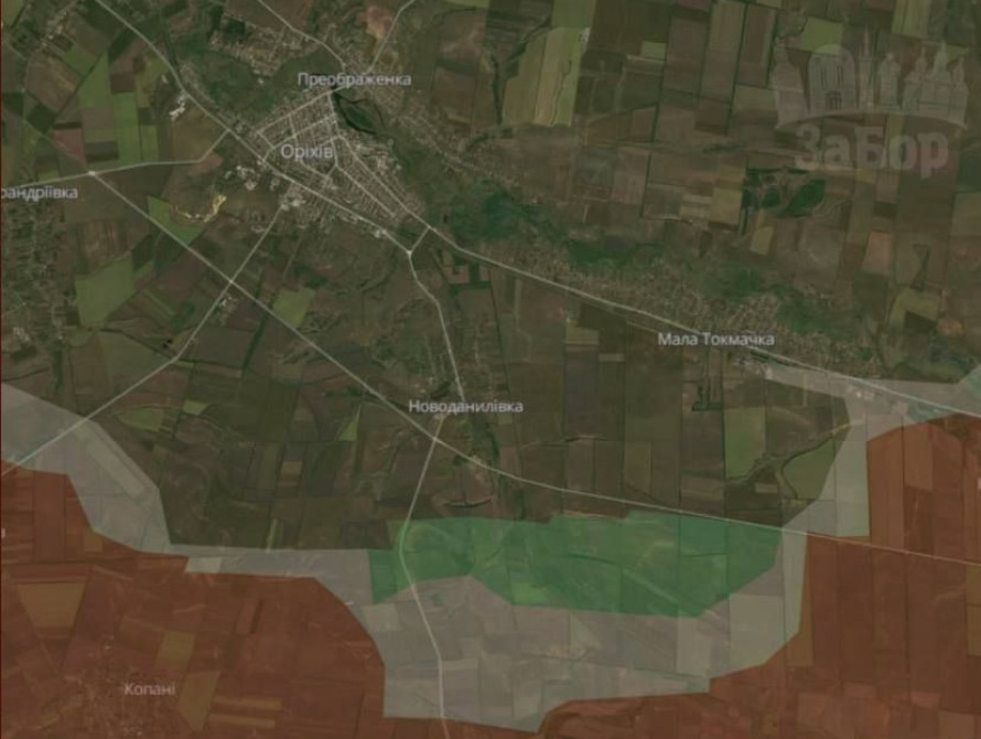 Оперативна ситуація на Запорізькому напрямку