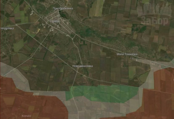 Ситуація на Запорізькому напрямку: просування сил Оборони на заході області 