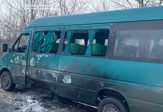 Росіяни атакували маршрутки з пасажирами на Запоріжжі (відео)