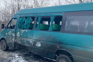 Росіяни атакували маршрутки з пасажирами на Запоріжжі (відео)