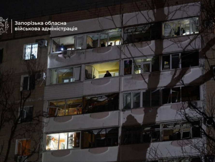 Наслідки ударів по Запоріжжю