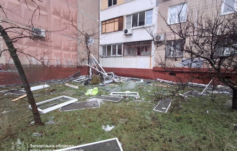 Внаслідок обстрілу Запоріжжя пошкоджені понад 10 будинків: подробиці (фото, відео)