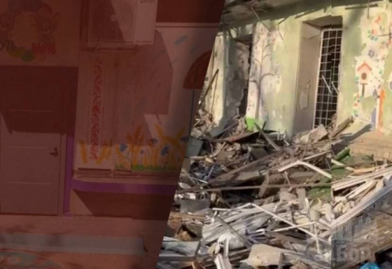 Російський обстріл Запоріжжя зруйнував освітній простір для дошкільнят з Енергодара (фото, відео)