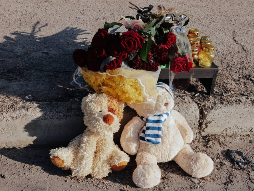 Меморіал на місці загибелі юнаків у Запоріжжі