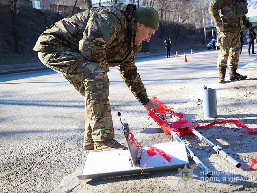 Знешкодження дрону у Запоріжжі