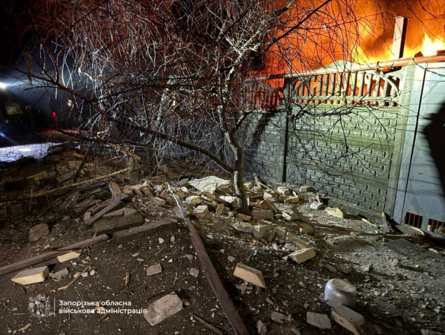 Наслідки удару по Запоріжжю