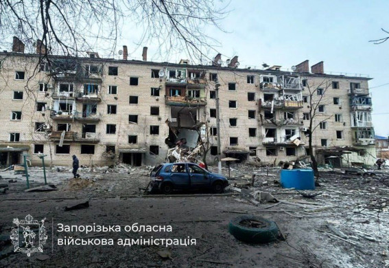 Удари по Запорізькій області, є поранена людина: зведення