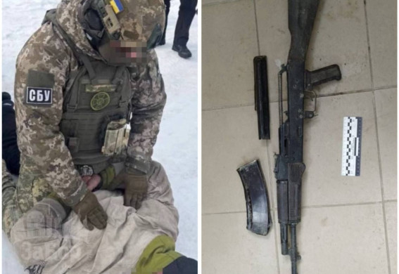 На Запоріжжі затримали військового, який збіг у СЗЧ й намагався продати автомат і ручні гранати (фото)