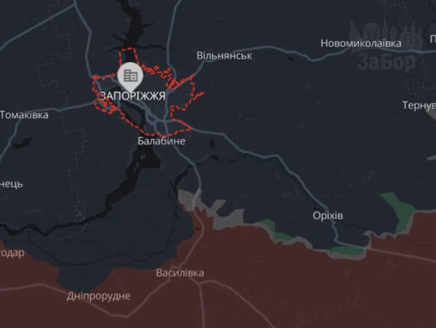 Запоріжжя на мапі бойових дій