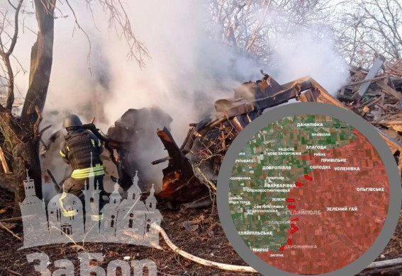 За добу окупанти завдали майже 600 ударів по Запорізькій області, вбили двох людей і провели 39 штурмів