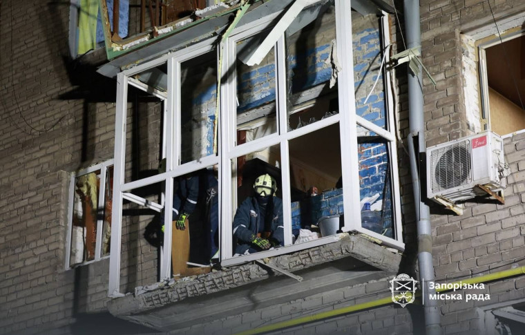 Масована атака дронів на Запоріжжя: зросла кількість поранених (фото, відео)