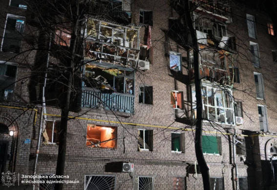 1 загиблий та 6 поранених внаслідок ударів по Запоріжжю та області: зведення