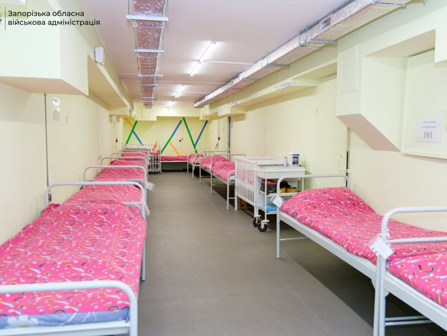 Оновлене укриття у запорізькій лікарні