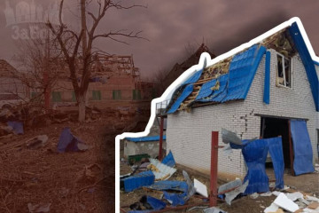 Росіяни знову вдарили КАБами по Комишувасі: зруйновано будинки, а пес врятував життя чоловіку (фото, відео)