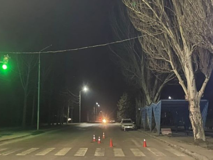 Місце ДТП у Шевченківському районі Запоріжжя