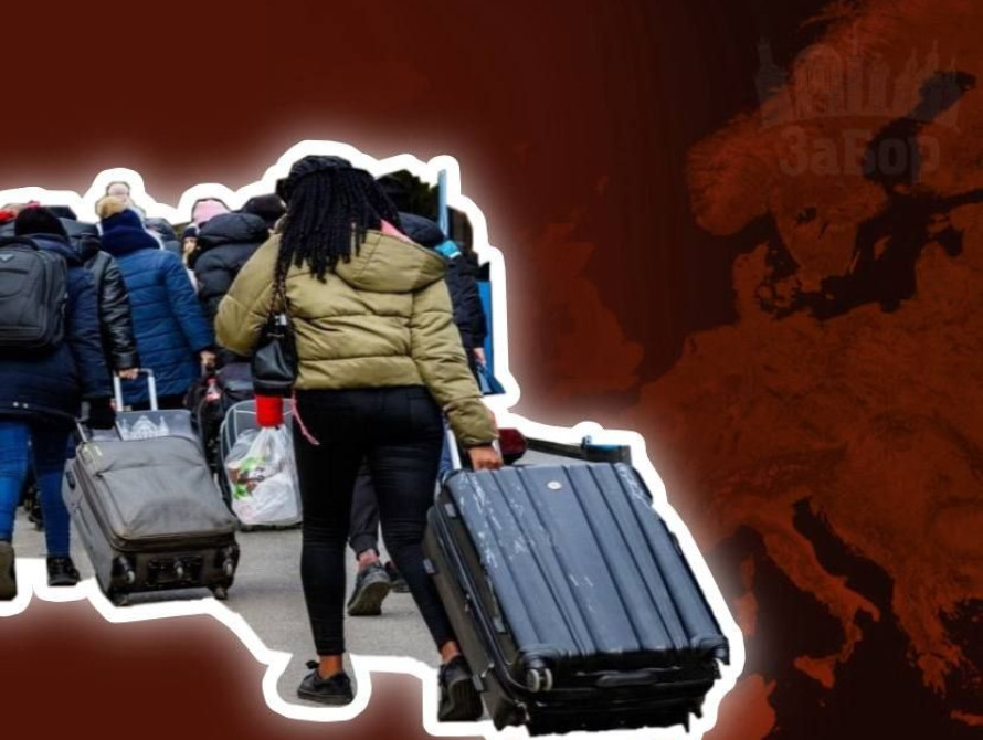 Колаж: міграція українців закордон