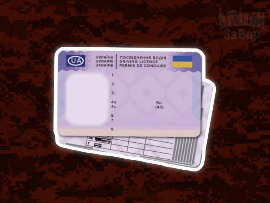 Колаж: водійське посвідчення та піксель
