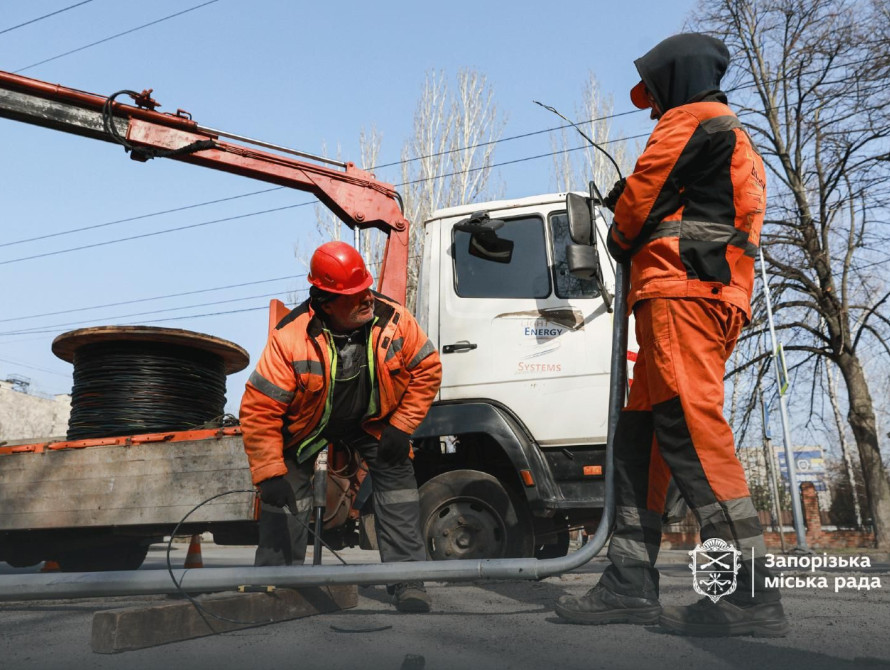Оновлення вуличного освітлення у Запоріжжі