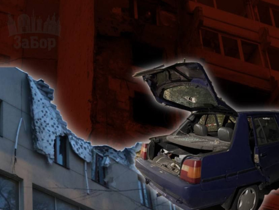 Колаж: масований обстріл Запоріжжя 24.03.26