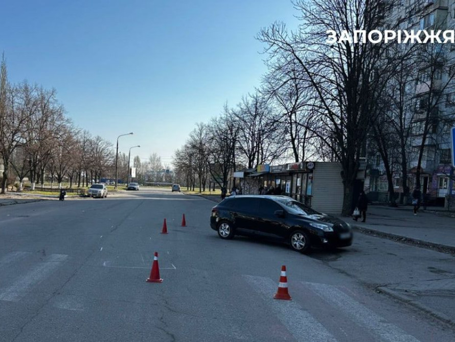 Місце ДТП із мотоциклістом на Бабурці