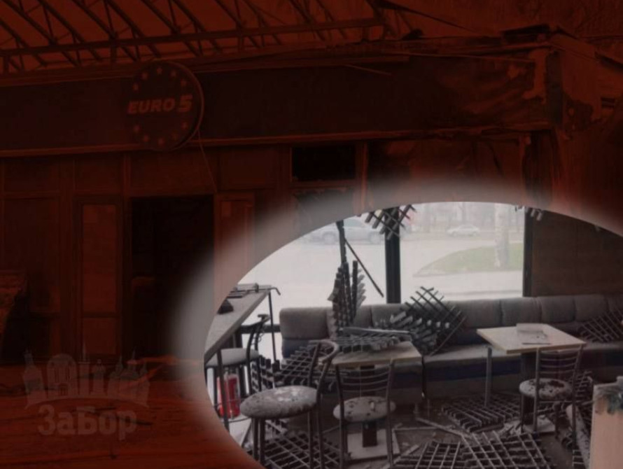 Колаж: удар по АЗС Euro 5